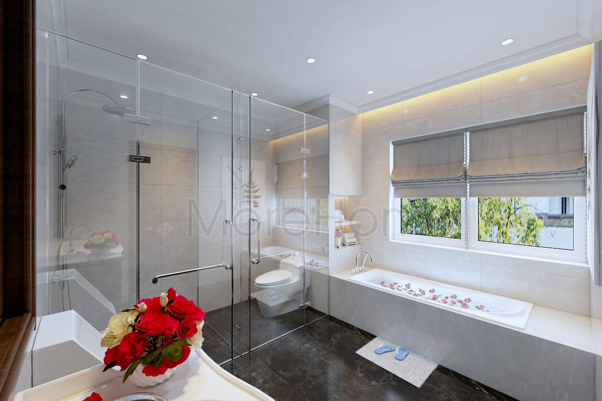 Thiết kế nội thất nhà phố tân cổ điển